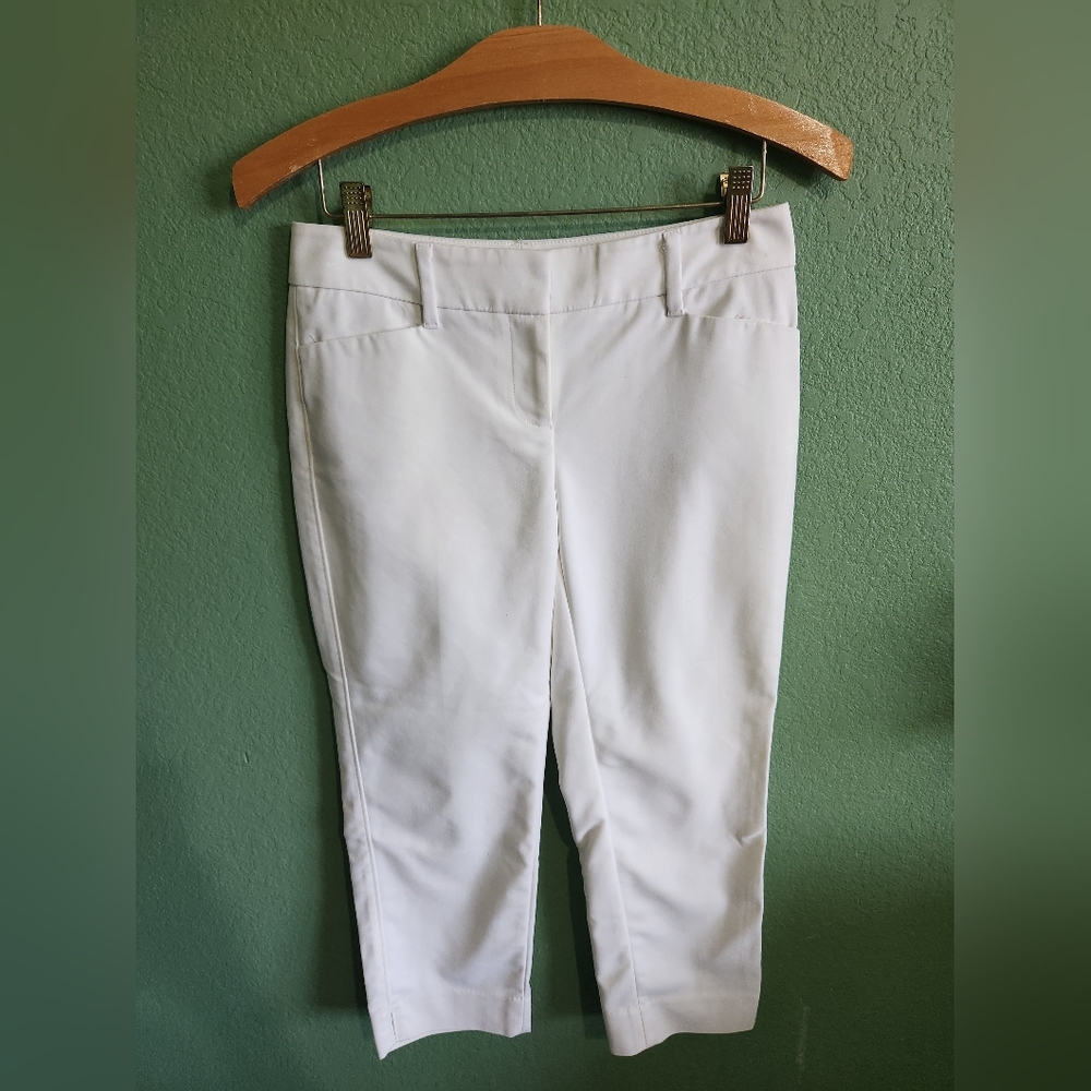 White House Black Market Perfect Form Cropped Pants Size 0P